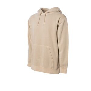 Independent Unisex Midweight Pigment Dyed Hoodie Medium Sandstone PRM4500 Med